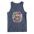 Skeleton Jester Louisiana Mardi Gras Tank Top