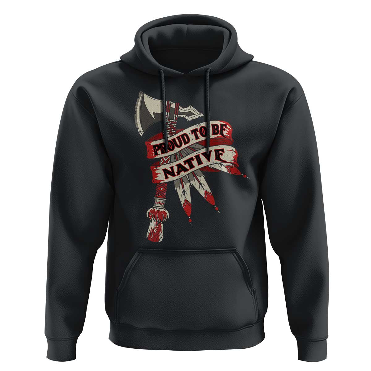 Proud To Be Native Hoodie American Indian Indigenous - Wonder Print Shop