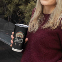 Native American Tumbler Cup I'm Not As White As I Look
