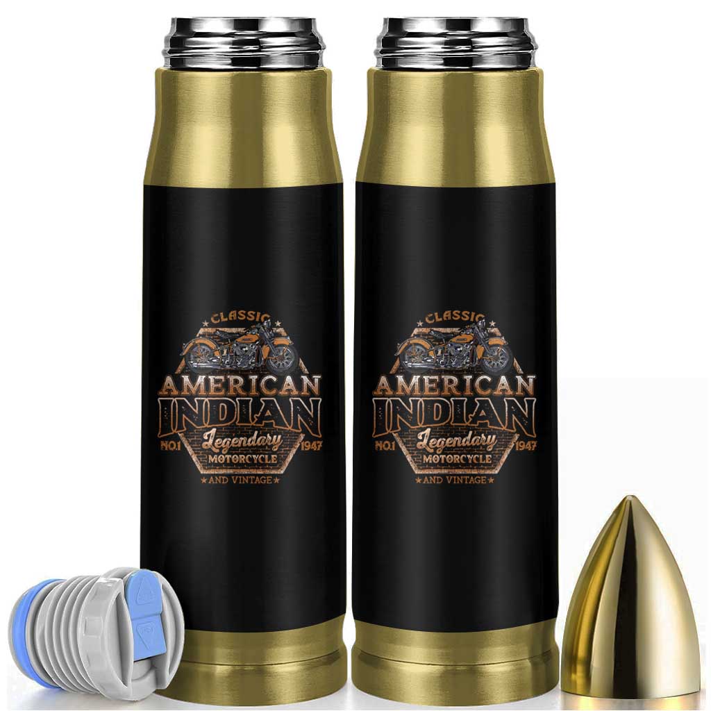 American Indian Legendary Retro Biker Motorcycle Rider Bullet Tumbler