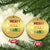 Xmas Be Merry Be Jolly Be Kind Christmas Ornament - Wonder Print Shop