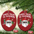 Funny Xmas Teacher Christmas Ornament Santa Talks To Teachers - Wonder Print Shop