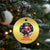 Santa Astronaut Xmas Space Colorful Planet Christmas Ornament - Wonder Print Shop