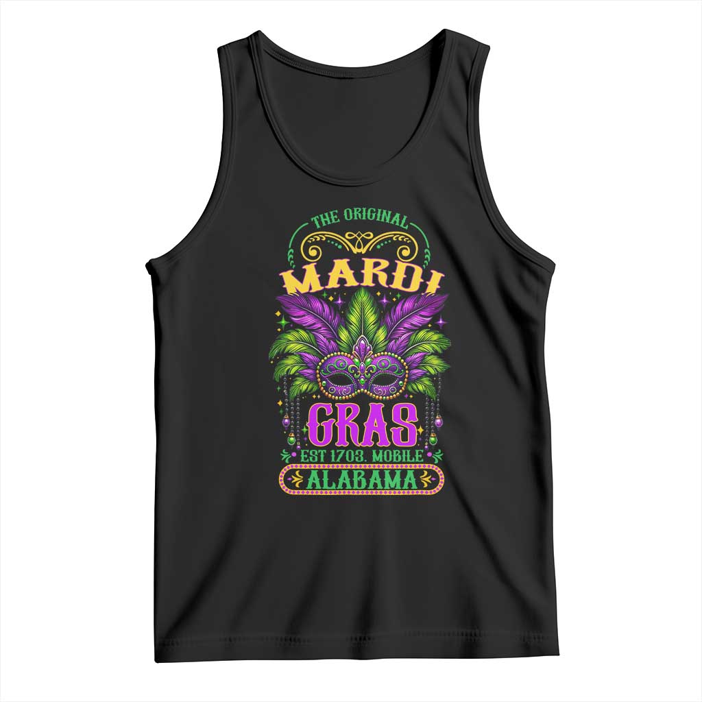 The Original Mardi Gras Mobile Alabama 1703 Tank Top