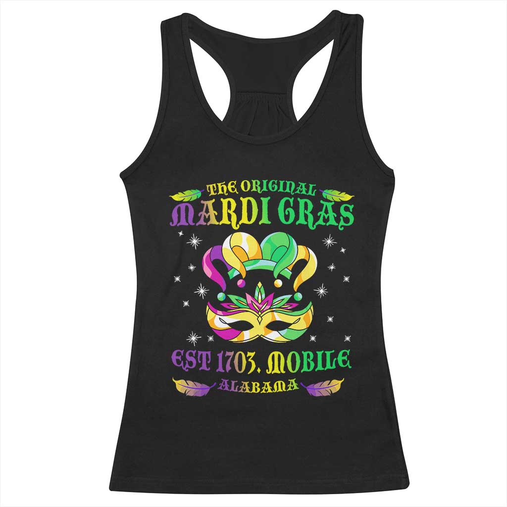 The Original Mardi Gras Racerback Tank Top Mobile Alabama 1703