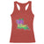 Louisiana Mardi Gras Coquette Racerback Tank Top