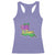 Louisiana Mardi Gras Coquette Racerback Tank Top