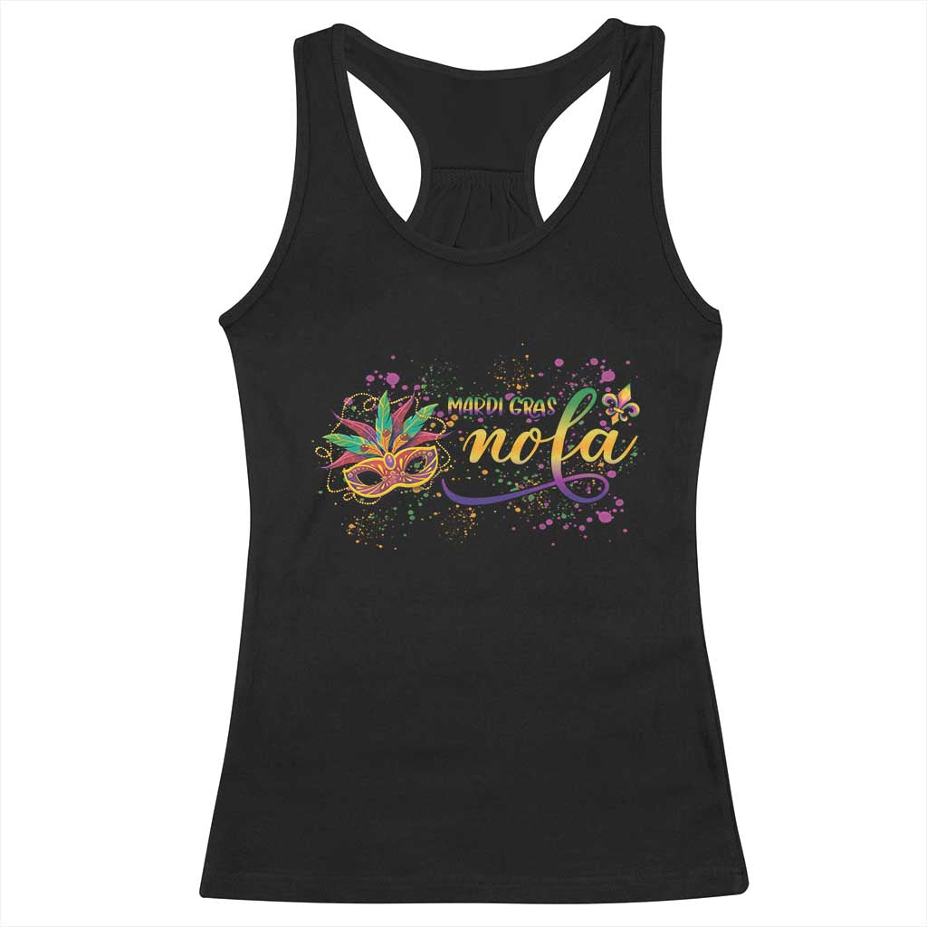 Mardi Gras Racerback Tank Top NOLA New Orleans Louisiana