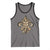 NOLA New Orleans Louisiana Tank Top Mardi Gras Mask Fleur De Lis