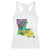 Home Louisiana Racerback Tank Top Mardi Gras Fleur De Lis LA Map