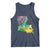 Home Louisiana Tank Top Mardi Gras Fleur De Lis LA Map