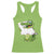 Cute Louisiana Aligator Racerback Tank Top