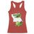 Cute Louisiana Aligator Racerback Tank Top