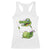 Cute Louisiana Aligator Racerback Tank Top