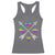 Louisiana Mardi Gras Racerback Tank Top Crawfish Fleur De Lis