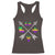 Louisiana Mardi Gras Racerback Tank Top Crawfish Fleur De Lis