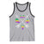 Louisiana Mardi Gras Tank Top Crawfish Fleur De Lis