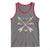 Louisiana Mardi Gras Tank Top Crawfish Fleur De Lis