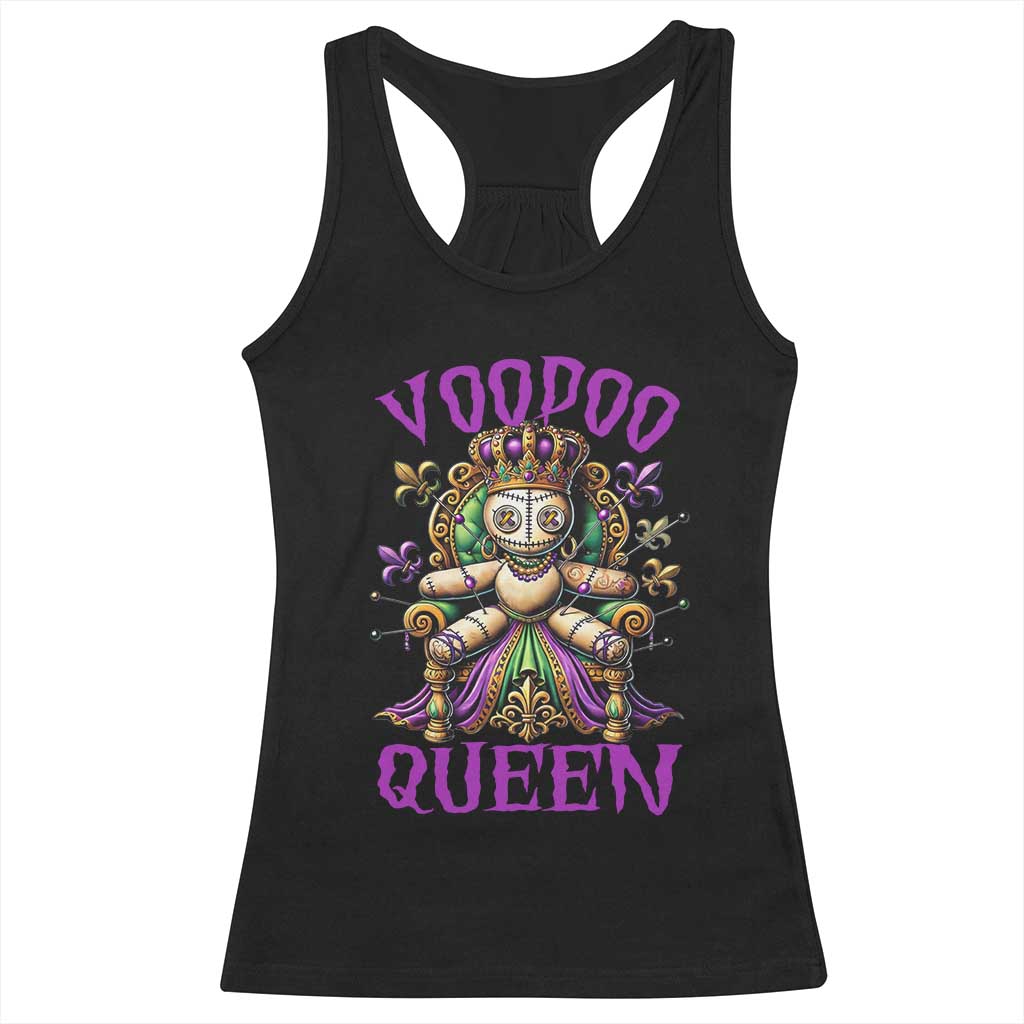 Mardi Gras Voodoo Queen Racerback Tank Top