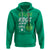 St. Patrick's Day Hoodie Funny Sham Rock N Roll Shamrock Guitar - Wonder Print Shop