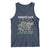 St Patrick's Day Tank Top Radiate Luck Funny Skeleton Radiology