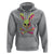 Easter Day Hoodie Bunny Skull Cross Bone Melting - Wonder Print Shop