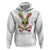 Easter Day Hoodie Bunny Skull Cross Bone Melting - Wonder Print Shop