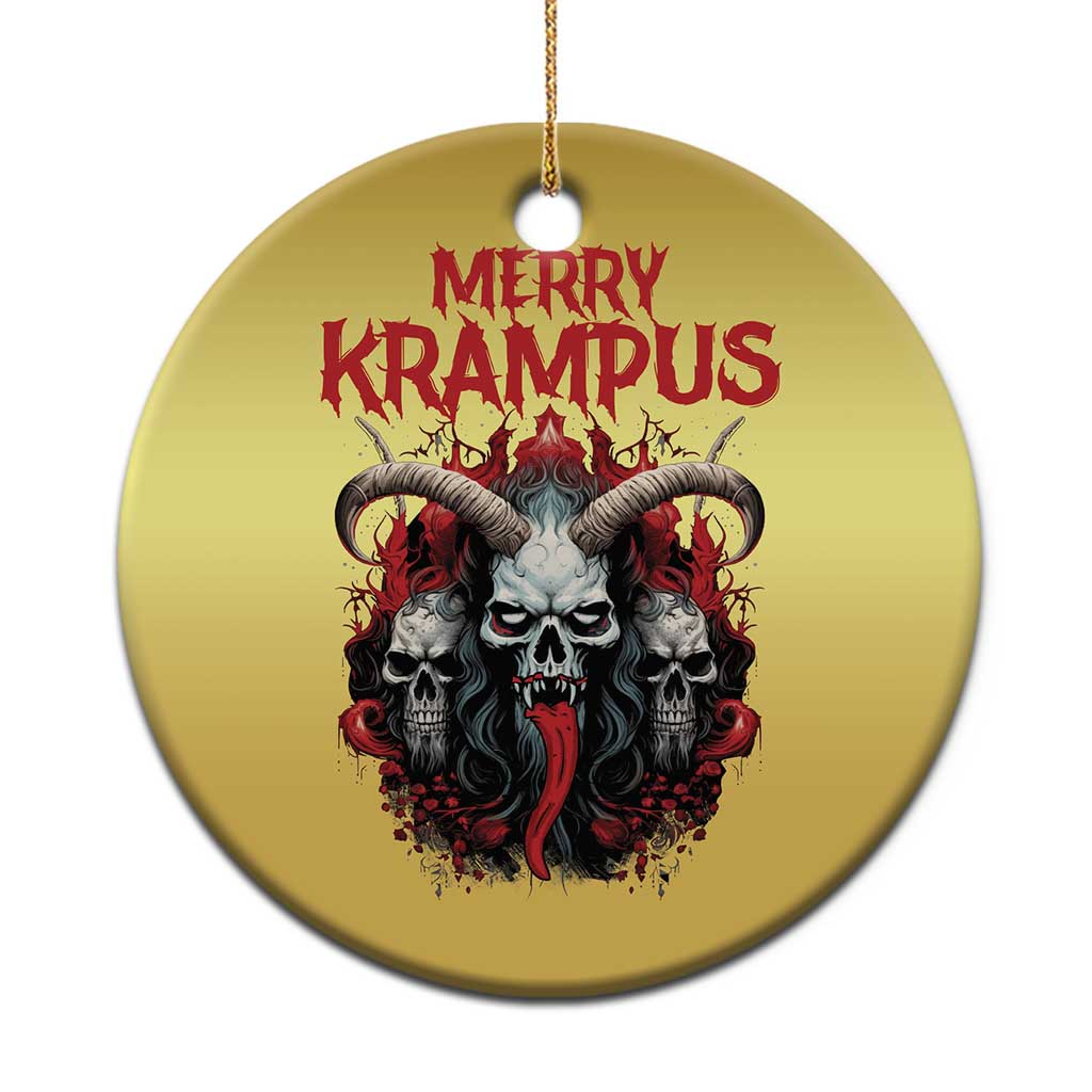 Merry Krampus Christmas Ornament  Horor Xmas Evil - Wonder Print Shop