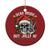 Funny Xmas Christmas Ornament Dead Inside But Jolly AF Skull Skeleton - Wonder Print Shop