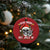 Funny Xmas Christmas Ornament Dead Inside But Jolly AF Skull Skeleton - Wonder Print Shop