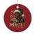 Xmas Melanin Black Girl Magic Christmas Ornament - Wonder Print Shop