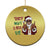 Funny Xmas Hiphop Black Santa Christmas Ornament They Not Like Us African American Christmas - Wonder Print Shop