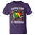 Black History Month T Shirt Education Is Freedom Reading Books Teacher - Wonder Print Shop