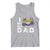 Father's Day LGBT Pride Tank Top I Love My Gay Dad