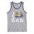 Father's Day LGBT Pride Tank Top I Love My Gay Dad