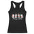 Xmas Cat Racerback Tank Top Meowy Catmas Cute Cat Santa Hat