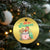 Tis The Season Xmas Christmas Ornament Groovy Retro Gingerbread Hot Cocoa - Wonder Print Shop