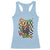 Stepping Into Black History Month Racerback Tank Top African American Women Melanin Pride