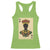 African Queen Card Black Pride Racerback Tank Top