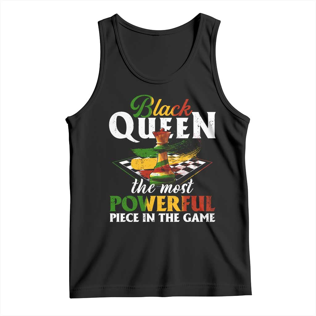 Black Pride Tank Top Black Queen The Most Powerful Piece In The Game