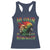 Black Pride Racerback Tank Top My Color Is My Strength African American Women Lion