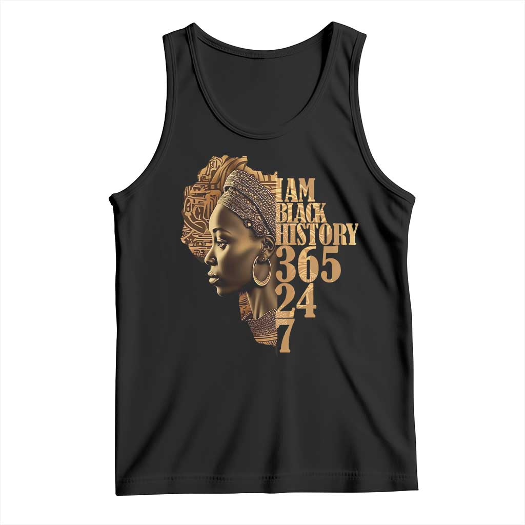 I Am Black History 365 24 7 Tank Top