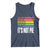 LGBT Pride Flag Tank Top It's Not Pie Equal Rights For Others Does Not Mean Fewer Rights For You