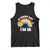 LGBT Cat Lover Tank Top Sound Gay I'm In Funny Rainbow Cat