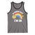 LGBT Cat Lover Tank Top Sound Gay I'm In Funny Rainbow Cat