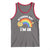 LGBT Cat Lover Tank Top Sound Gay I'm In Funny Rainbow Cat