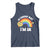 LGBT Cat Lover Tank Top Sound Gay I'm In Funny Rainbow Cat