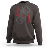 Viking Victory Or Valhalla Sweatshirt Norse Mythology
