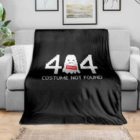 Funny Halloween Throw Blanket 404 Error Costume Not Found - Wonder Print Shop