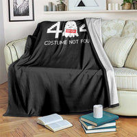 Funny Halloween Throw Blanket 404 Error Costume Not Found - Wonder Print Shop